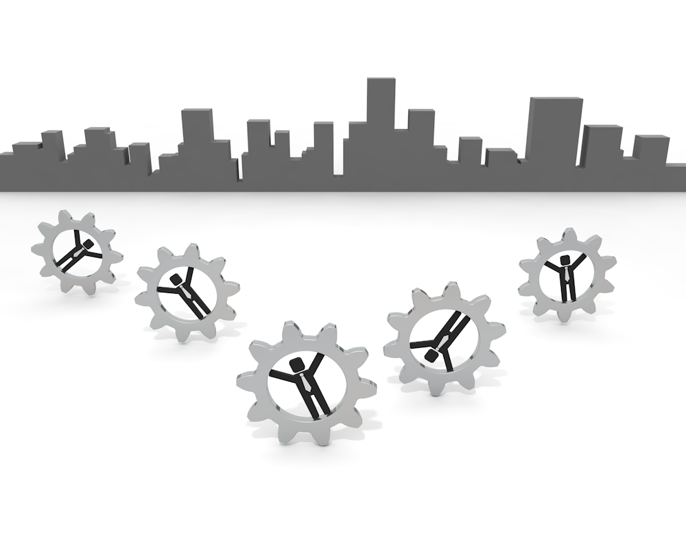 フルタイム労働者/派遣従業員/サラリーマン・脱サラ/商業デザイン案件にも使えるイラスト - イラスト/写真/フリー素材/クリップアート/フォト/商用使用OK