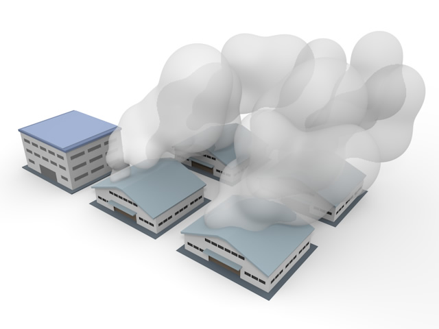 火事 - 生産/イラスト/インダストリー/写真/イメージ/フォト/フリー素材