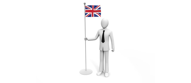 イギリス/国旗/ビジネスマン/海外事業所 - イラスト/写真/フリー素材/クリップアート/フォト/商用使用OK