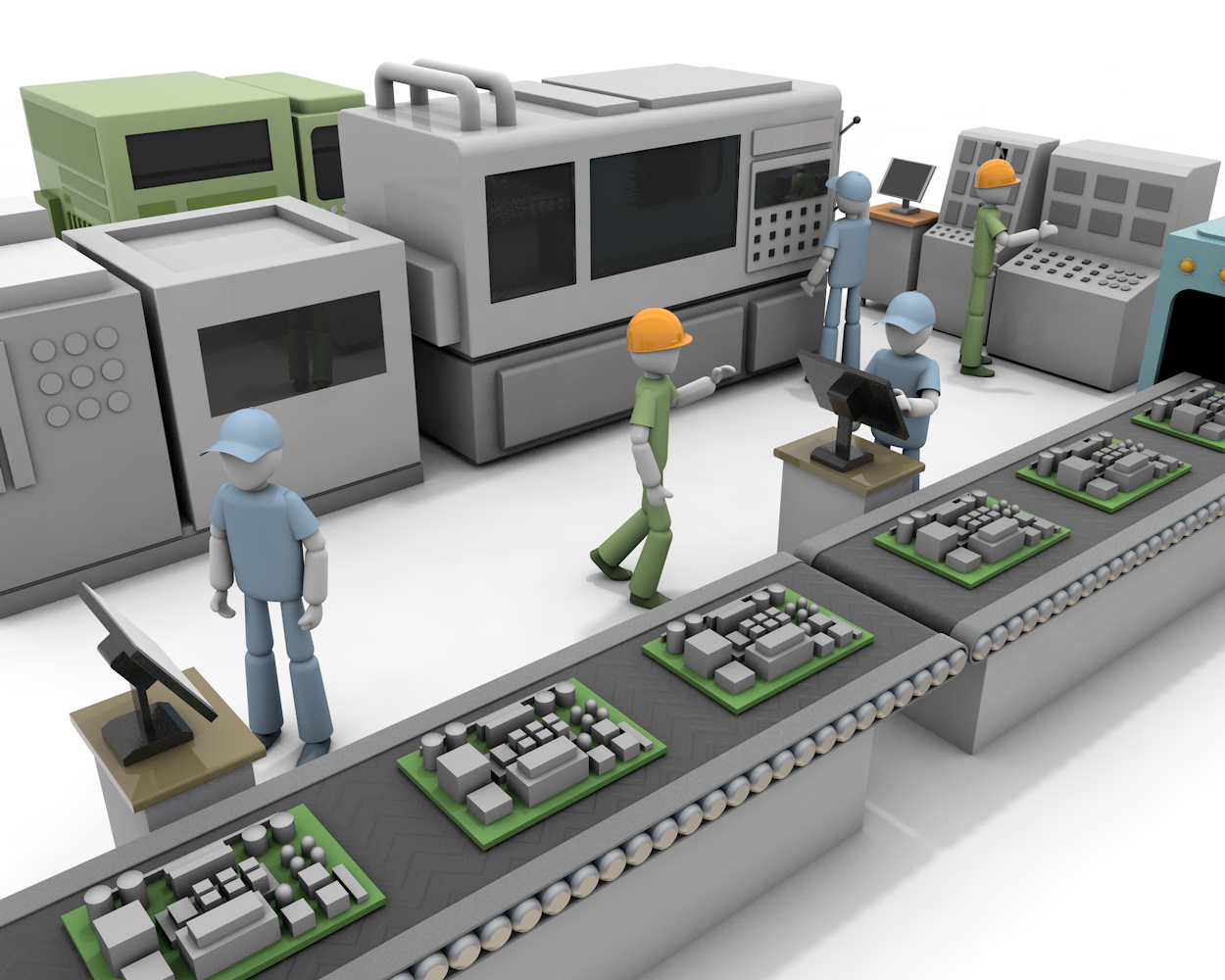 ものづくり / 加工 / 並ぶ - 生産/イラスト/インダストリー/写真/イメージ/フォト/フリー素材