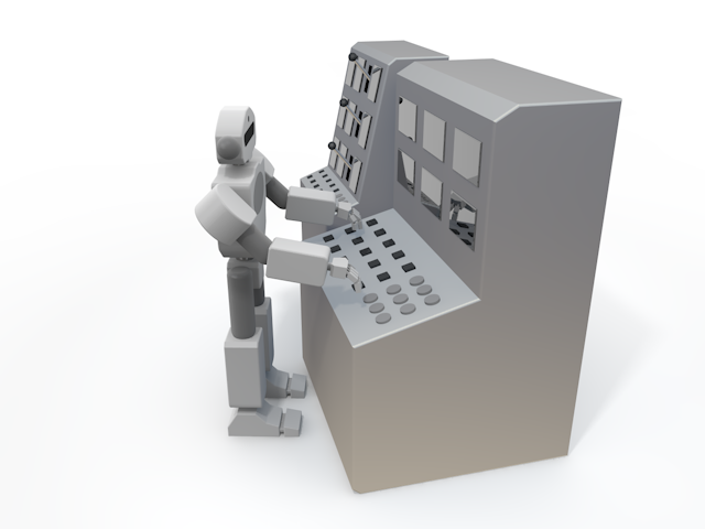 文句を言わないロボット｜黙々と仕事をする - テクノロジー / 技術開発 / 写真 / 3D / 科学 / イラスト / フォト / 無料 / 機械