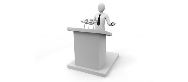 話す/演説/スピーチ - イラスト/写真/フリー素材/クリップアート/フォト/商用使用OK