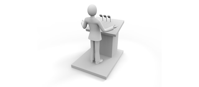 推薦人/演説/スピーチ - イラスト/写真/フリー素材/クリップアート/フォト/商用使用OK