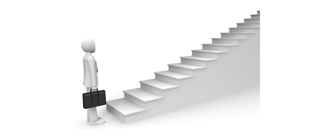 道/出世コース/ビジネスマン - イラスト/写真/フリー素材/クリップアート/フォト/商用使用OK