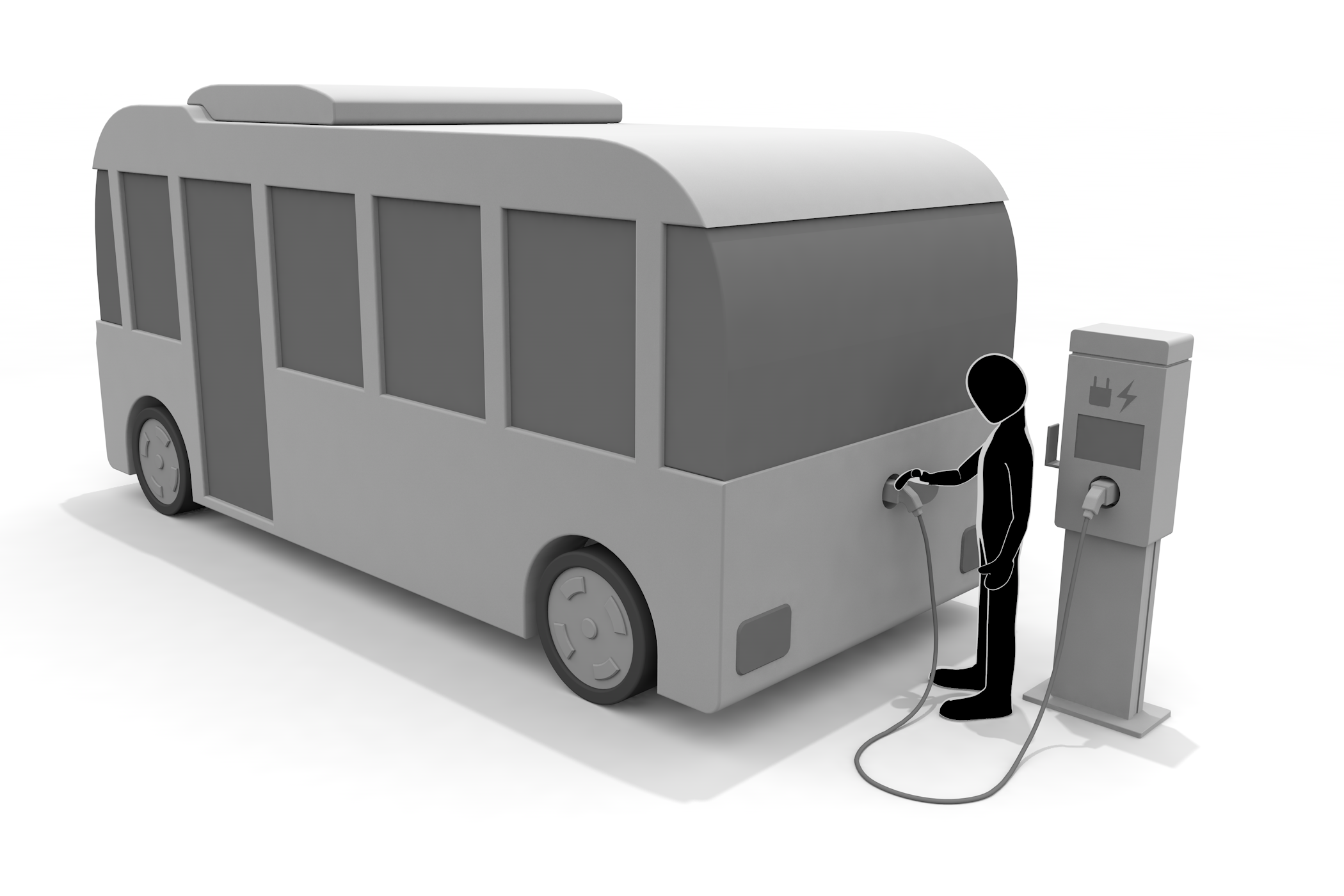 減税対象 / 免税車 / 充電可能 / 電気代 / 自動車保険 - イラスト/3Dレンダリング/フリー素材/商用使用OK