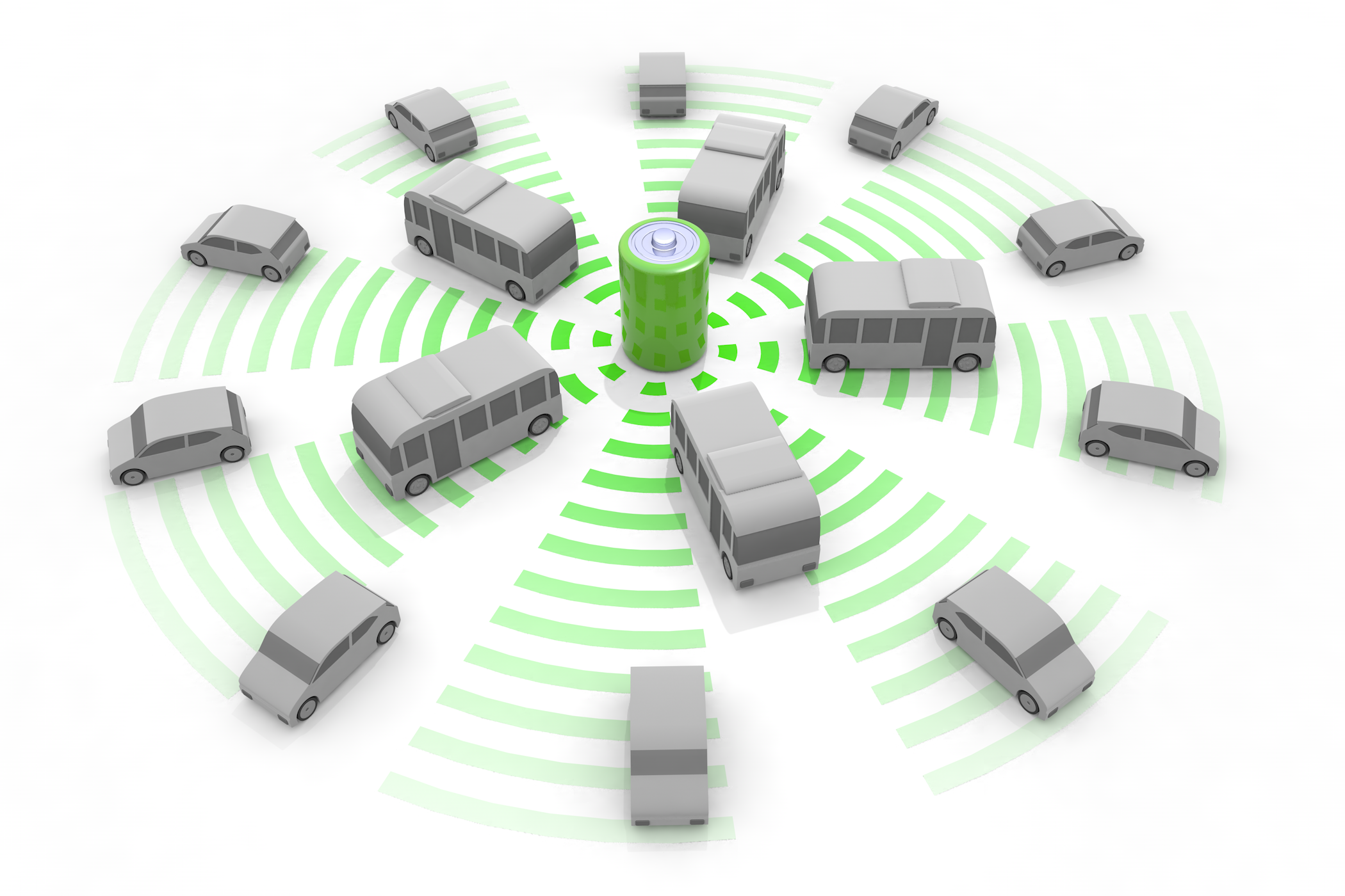 エコカー減税対象車 / 減税対象 / 免税車 / 充電可能 / 電気代 - イラスト/3Dレンダリング/フリー素材/商用使用OK