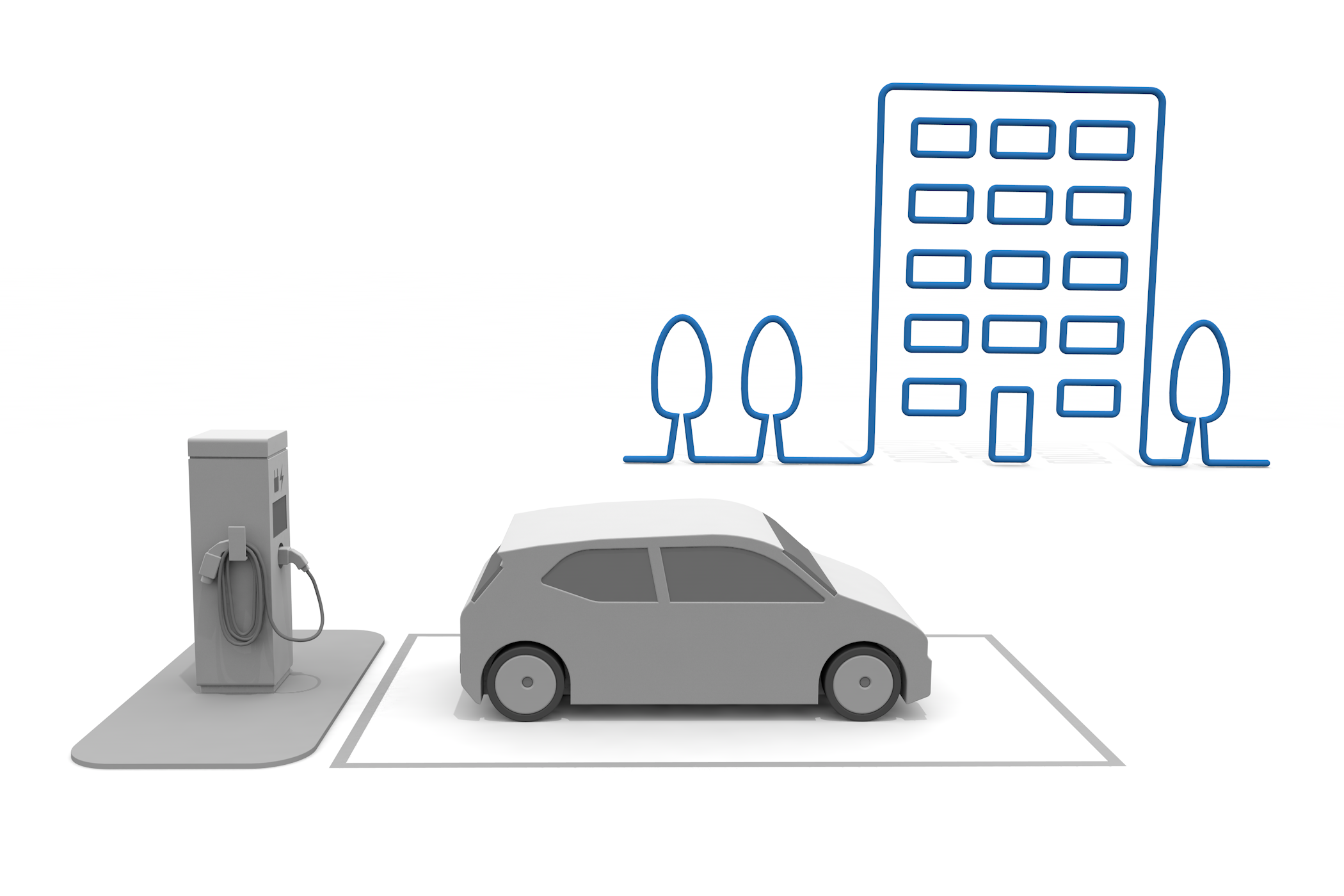 チャージ / テクノロジー / イラスト / カットイラスト - イラスト/3Dレンダリング/フリー素材/商用使用OK