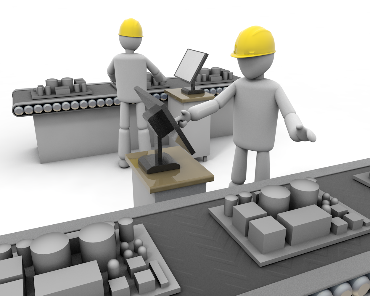 製品工場/一般企業 - 生産/イラスト/インダストリー/写真/イメージ/フォト/フリー素材