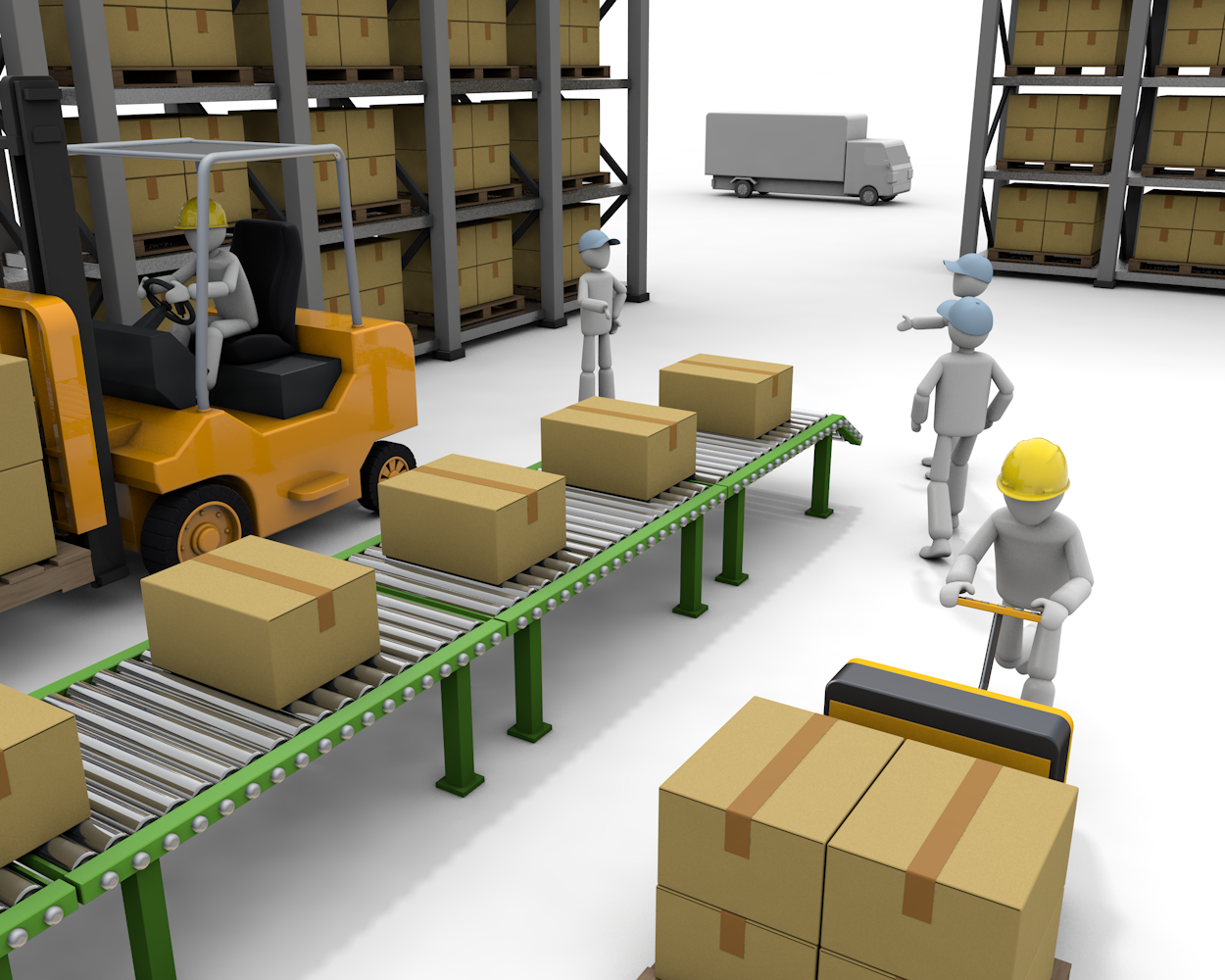 検品/値札付け/梱包作業 - 生産/イラスト/インダストリー/写真/イメージ/フォト/フリー素材