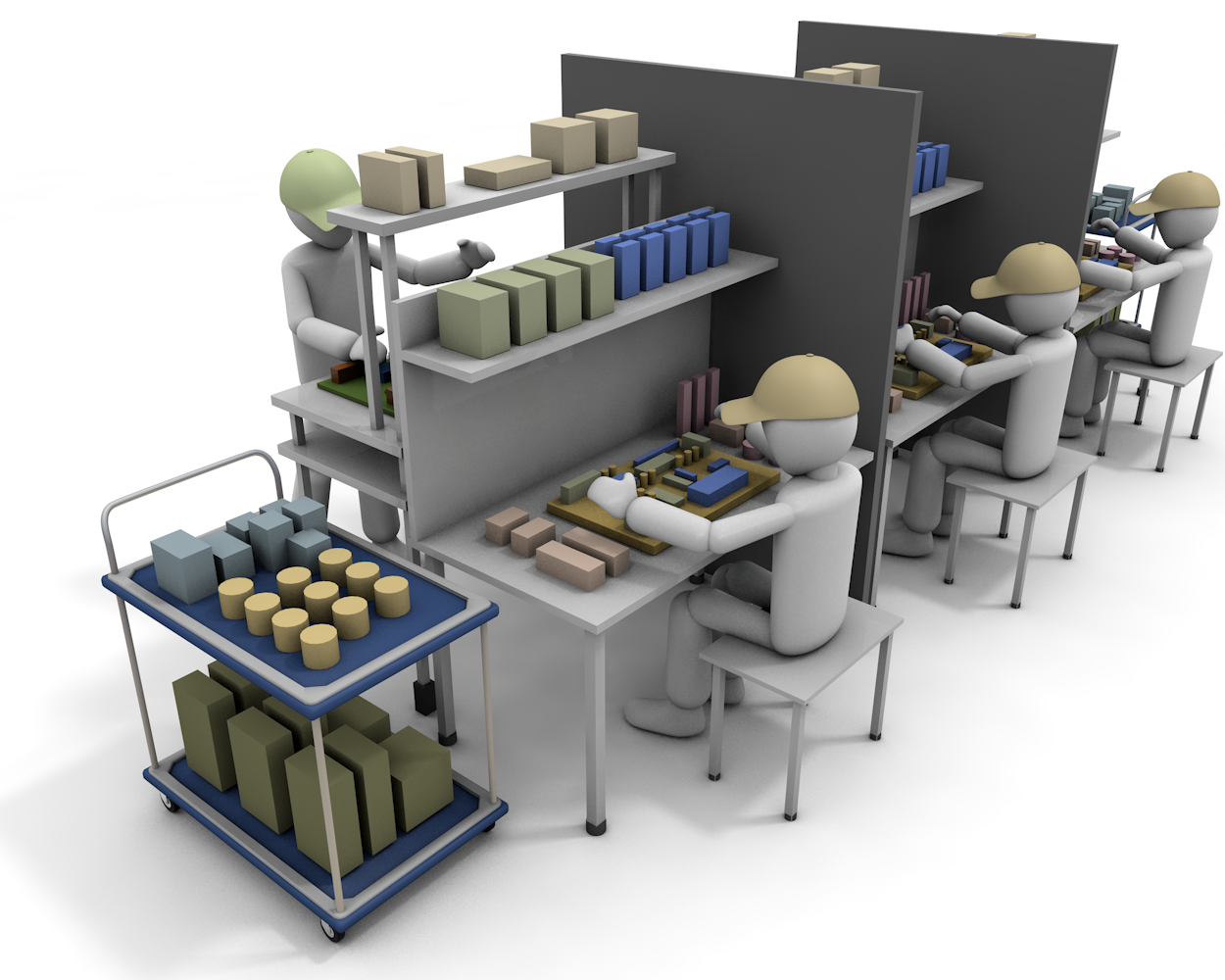 機械の操作/工場勤務 - 生産/イラスト/インダストリー/写真/イメージ/フォト/フリー素材