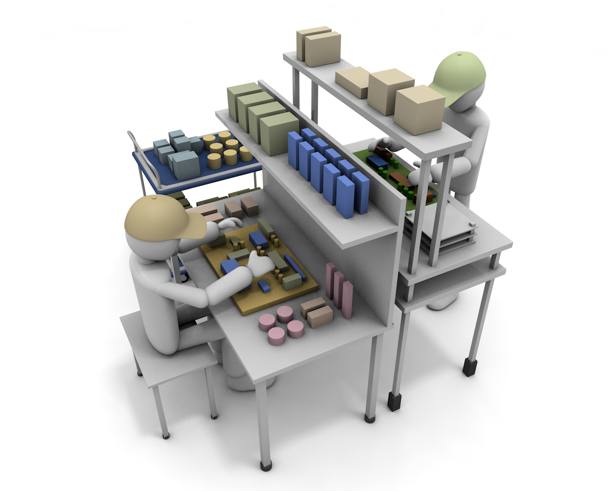 中高年/シニア/転職 - 生産/イラスト/インダストリー/写真/イメージ/フォト/フリー素材