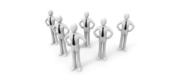 トツプ営業マン/6人/派遣社員 - イラスト/写真/フリー素材/クリップアート/フォト/商用使用OK