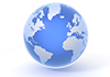 3DCG-青い地球 - ビジネス｜人物｜無料イラスト素材