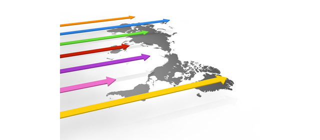 貿易ビジネス/世界地図/アメリカ大陸 - イラスト/写真/フリー素材/クリップアート/フォト/商用使用OK