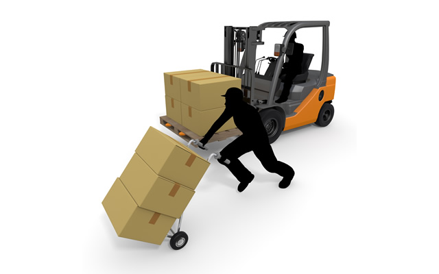 段ボール/たくさん/業務/重い/荷物/仕事 / 肉体労働 - 生産/イラスト/インダストリー/写真/イメージ/フォト/フリー素材