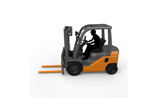 駆動力/バッテリー車/作業員/日本人 / 工務店 - 生産/イラスト/インダストリー/写真/イメージ/フォト/フリー素材