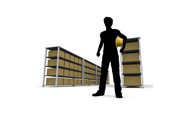 物流倉庫 /スタッフ /運行管理者 /構内作業/喜ぶ / 産業 - 生産/イラスト/インダストリー/写真/イメージ/フォト/フリー素材