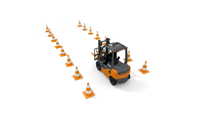 技術テスト/フォークリフト/技術/技能講習/免許/価格 / 無料 - 生産/イラスト/インダストリー/写真/イメージ/フォト/フリー素材