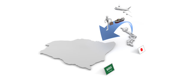 サウジアラビア/工場移転/海外支店/貿易/輸出 - イラスト/写真/フリー素材/クリップアート/フォト/商用使用OK