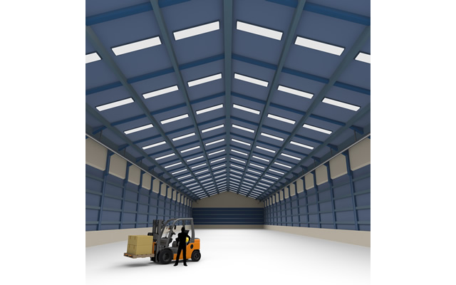 商品 /棚/在庫/段ボール/労働者/産業 / 仕事 - 生産/イラスト/インダストリー/写真/イメージ/フォト/フリー素材