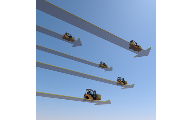 矢印/空/伸びる/青い/農業 / 農林水産業 - 生産/イラスト/インダストリー/写真/イメージ/フォト/フリー素材