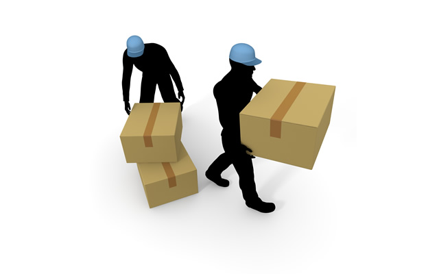 段ボール/運輸/宅配/運ぶ/移動/トラック運送 / 運送業界 - 生産/イラスト/インダストリー/写真/イメージ/フォト/フリー素材