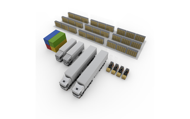 棚/配送/運搬/ドライバー/在庫/小売 / 販売 / ビジネス - 生産/イラスト/インダストリー/写真/イメージ/フォト/フリー素材