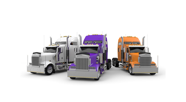 大型トラック - 生産/イラスト/インダストリー/写真/イメージ/フォト/フリー素材