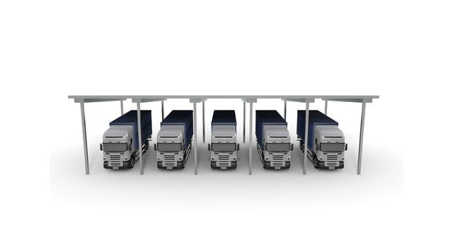 宅配業者/トラック - 生産/イラスト/インダストリー/写真/イメージ/フォト/フリー素材