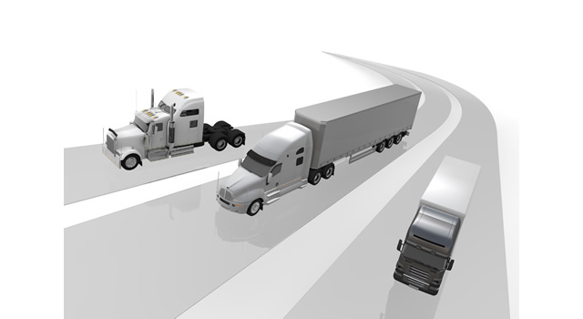 配達に向かうトラック - 生産/イラスト/インダストリー/写真/イメージ/フォト/フリー素材