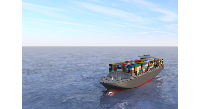 青空/貨物船 - 生産/イラスト/インダストリー/写真/イメージ/フォト/フリー素材