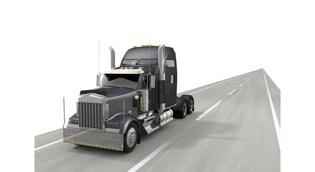 大型トラック/高速道路 - 生産/イラスト/インダストリー/写真/イメージ/フォト/フリー素材