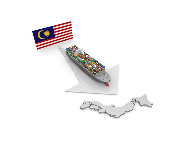 マレーシア/輸入/貨物船/日本 - 生産/イラスト/インダストリー/写真/イメージ/フォト/フリー素材