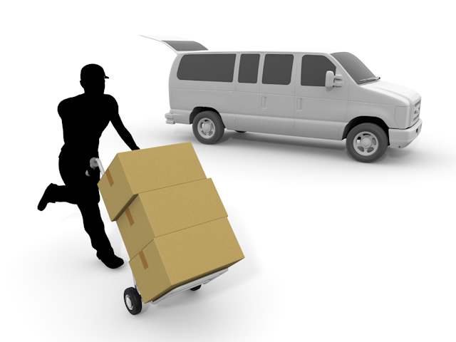 配達員｜配送業者 - 生産/イラスト/インダストリー/写真/イメージ/フォト/フリー素材