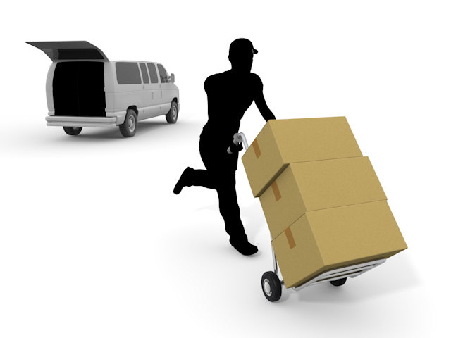 配達員｜配送業者 - 生産/イラスト/インダストリー/写真/イメージ/フォト/フリー素材