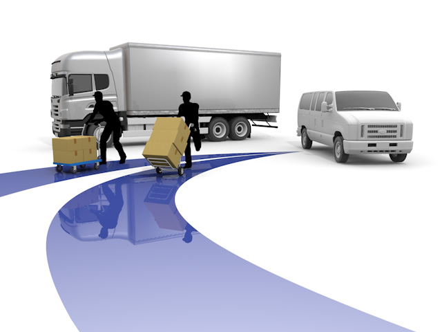 トラック｜宅配｜配達 - 生産/イラスト/インダストリー/写真/イメージ/フォト/フリー素材