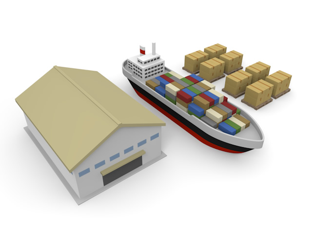 倉庫｜タンカー｜貿易 - 生産/イラスト/インダストリー/写真/イメージ/フォト/フリー素材