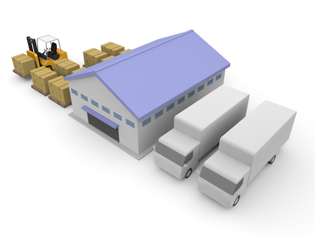 フォークリフト｜倉庫｜在庫 - 生産/イラスト/インダストリー/写真/イメージ/フォト/フリー素材