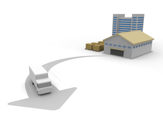 配達｜倉庫｜スピード - 生産/イラスト/インダストリー/写真/イメージ/フォト/フリー素材