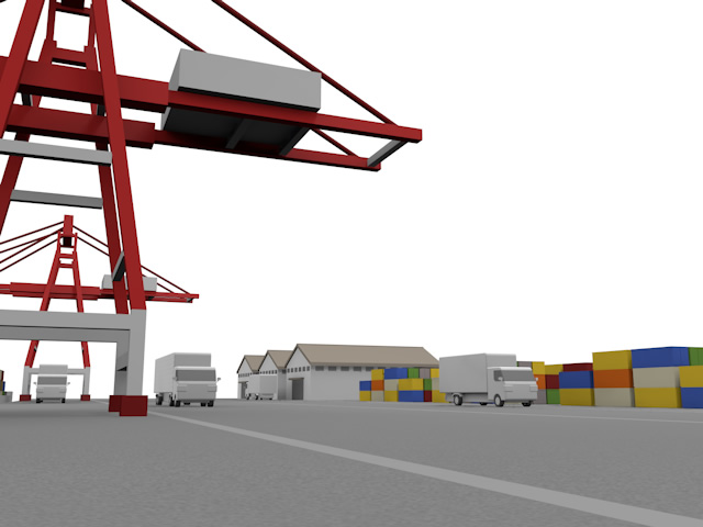 運輸業｜出荷｜トラック - 生産/イラスト/インダストリー/写真/イメージ/フォト/フリー素材