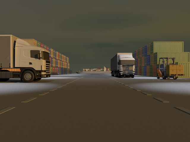 港｜コンテナ｜貿易 - 生産/イラスト/インダストリー/写真/イメージ/フォト/フリー素材