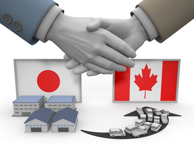 カナダ｜輸出｜自動車 - 生産/イラスト/インダストリー/写真/イメージ/フォト/フリー素材