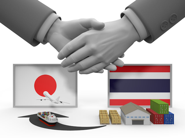 タイ｜飛行機｜船｜貿易 - 生産/イラスト/インダストリー/写真/イメージ/フォト/フリー素材