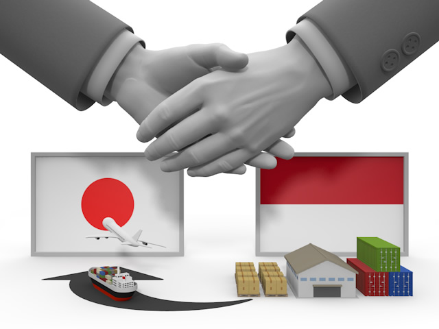 インドネシア｜飛行機｜船｜貿易 - 生産/イラスト/インダストリー/写真/イメージ/フォト/フリー素材