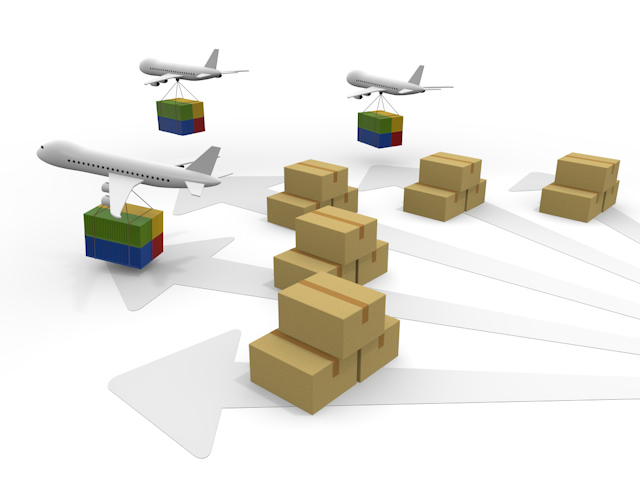 コンテナ/荷物/輸送 - 生産/イラスト/インダストリー/写真/イメージ/フォト/フリー素材